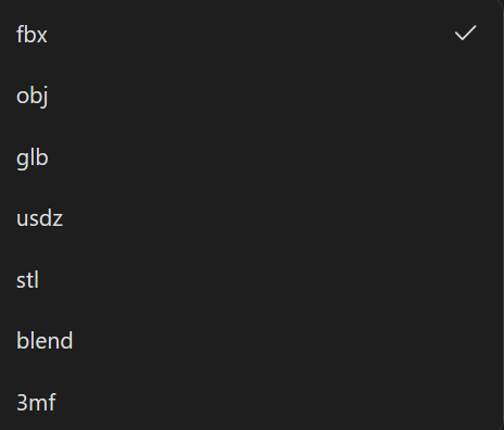 Meshy3DAIモデル生成ツール
